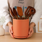 D'vine Dev 360° Rotating Utensil Holder Set – 7.2"+5" Kitchen Utensil Crocks - Image 6