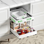 2 Pack Pull out Cabinet Organizer, Width Depth, - Image 7