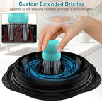 Mini Dish Brush for Cleaning Chicken Shredder, Palm Brush Dish Scrubber - Image 3