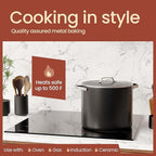 Bakken 12.5 Quart Ceramic Coated Stock Pot - Image 3
