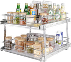 VEVOR 2 Tier 20"Wx21.2"Dx15.2"HPull Out Cabinet Organizer, Heavy Duty Slide Out by VEVOR