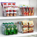 Vtopmart 8 Pack Extra Large Clear Plastic Storage Bins, 11x11 Cube Acrylic - Image 8