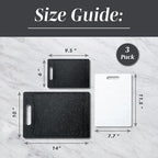 COOK WITH COLOR Non-Slip Cutting Board Set – Kitchen Essentials with Easy Grip - Image 5