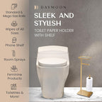 Day Moon™ - Toilet Paper Holder - Modern Roll Holder - Image 2
