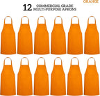 GREEN LIFESTYLE 12 Pack Professional Chef Apron – Grilling Aprons - Image 3