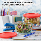 Pyrex Simply Store Glass Food Storage Container, Snug Fit Non-Toxic Plastic - Image 4