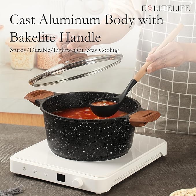 ESLITE LIFE Nonstick Stock Pot - Image 6
