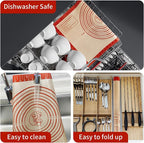 Silicone Baking Mat, Reusable Non-Stick Pastry Mat - Image 5