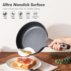 SENSARTE Pots and Pans Set Non stick, Non toxic Healthy Induction Cookware Sets - Image 2