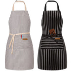 BeLuyi 2 Pack Adjustable Bib Apron by BELUYI