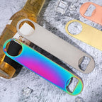 4 Pcs Heavy Duty Stainless Steel Flat Bottle Opener Bartender 7 Inch Solid Beer - Image 5