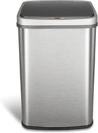 Ninestars DZT-50-28BR Automatic Touchless Motion Sensor Rectangular Trash Can - Image 5