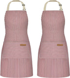 NLUS 2 Pack Cooking Aprons for Women by NLUS