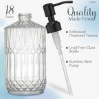 JASAI 18Oz Glass Soap Dispenser - Image 2