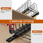 Housolution 2 Pack Pull Out Pot and Pan Organizer - Image 5