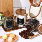 Suclain 3 Pcs Glass Coffee Container - Image 4