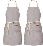 BeLuyi 2 Pack Adjustable Bib Apron by BELUYI
