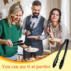 Tessco for you 200 Pcs Plastic Tongs for Serving Bulk, 9 Inch Plastic - Image 6