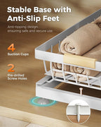 Sevenblue 3 Pack Under Sink Organizer, Height Adjustable Storage Shelves - Image 7