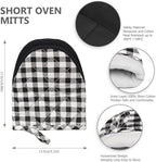 1 Pair Short Oven Mitts - Image 3