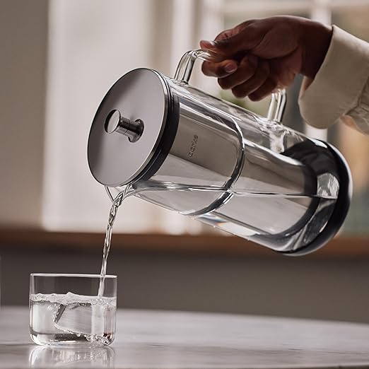 Aarke Purifier Regular Glass Pitcher Bundle w/Steel Filter, 3 Enriched + 1 Pure - Image 9