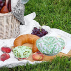 5 Pieces Bowl Covers Reusable, 5 Size Elastic Cloth Bowl Covers - Image 7