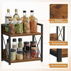 Giikin Kitchen Countertop Organizer, 2 Tier Spice Rack Organizer - Image 2