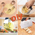 Biscuit Cutter, Pastry Cutter, Bench Scraper, Silicone Pastry Dough Baking Mat - Image 3