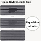NiuYichee 2 PCS Water Absorbent diatomite Coasters, 10.2" x 4" Water Absorbing - Image 4