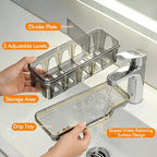 Kitchen Sink Sponge Holder, Sink Caddy Organizer - Image 3