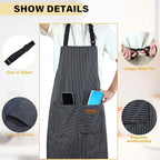 Handepo 4 Pcs Kitchen Aprons - Image 3