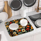 Vintage Boho Floral Dish Drying Mat - Image 6