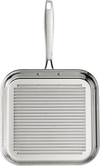 Tramontina Signature Tri-Ply Clad Stainless Steel 11-Inch Square Grill Pan - Image 3