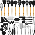 Kaluns 50 PCS Silicone Kitchen Utensils Set Complete Kitchen Set - Image 9
