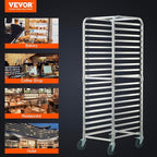 VEVOR Bun Pan Rack, 20-Tier Commercial Bakery Racks - Image 7