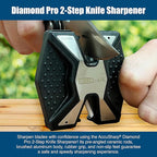 AccuSharp Diamond Pro 2-Step Knife Sharpener, Hones & Sharpens Blade’s Edge - Image 3