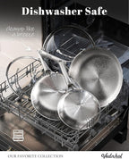 Titanium Pan, 12 Inch Pure Titanium Hammered Pro frying pan - Image 6