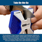 AccuSharp Pull Through Knife Sharpener Keychain, 2-Stage Sharpener - Image 3