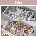 Plastic Drawer Organizers, Desk and Vanity Organizer Plastic Tray, Makeup - Image 6