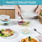 Vtopmart 8 Pack Glass Food Storage Containers - Image 5