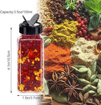 Tiaiidi 24 Pack 3.5 oz Square Plastic Spice Jars, Seasoning Containers - Image 2