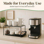 Evelots Kitchen Cabinet Wire Shelf Organizer/Rack - Image 3