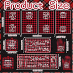Fourluoo 10 Pcs Farmhouse Kitchen Decor and Accessories Set 4 Kitchen Towels 2 - Image 3