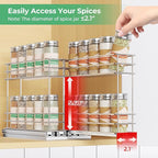 Mystozer Pull Out Spice Rack Organizer - Image 3