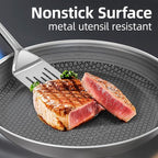COOKER KING Stainless Steel Pans Set of 3, Nonstick Frying Pans, Induction Pan - Image 4