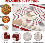Non Stick Pastry Mat for Rolling Dough Fondant Pie Crust, Macaron Silicone - Image 3