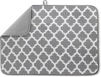 Bellemain XL Dish Mat 24" x 17" Microfiber Dish Drying Mat, Super absorbent by Bellemain