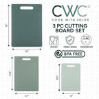 COOK WITH COLOR Non-Slip Cutting Board Set – Kitchen Essentials with Easy Grip - Image 2