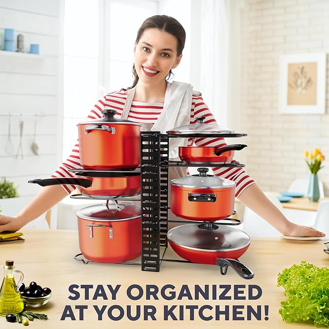 Pots and Pans Organizer Under Cabinet - Image 4