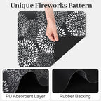 LuxStep Dish Drying Mat Super Absorbent Kitchen Counter Mat Rubber Backing - Image 6